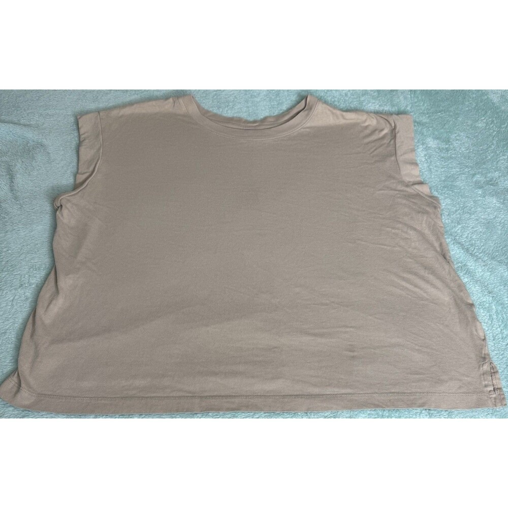 A New Day Woman's Sleeveless Shirt Beige XXL